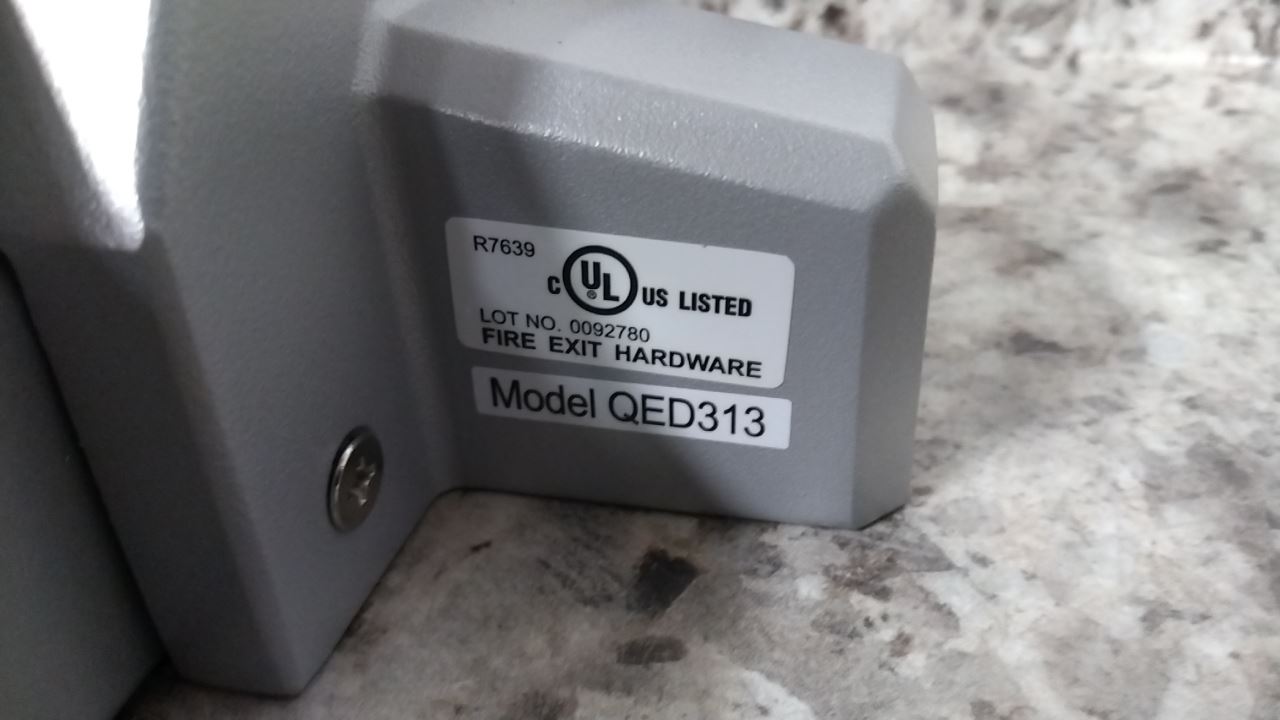 Stanley QED31336689 32 to 36 In Door Width Rim Exit Device (C)-35070764 - Image 2