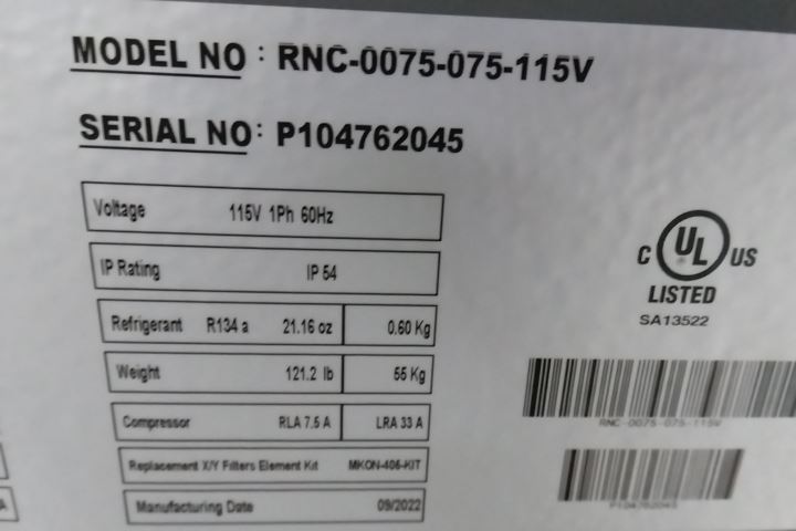 Speedaire RNC-0075 3/4 In NPT Inlet/Outlet 115VAC Refrigerated Air Dryer (C)-30298751 - Image 2