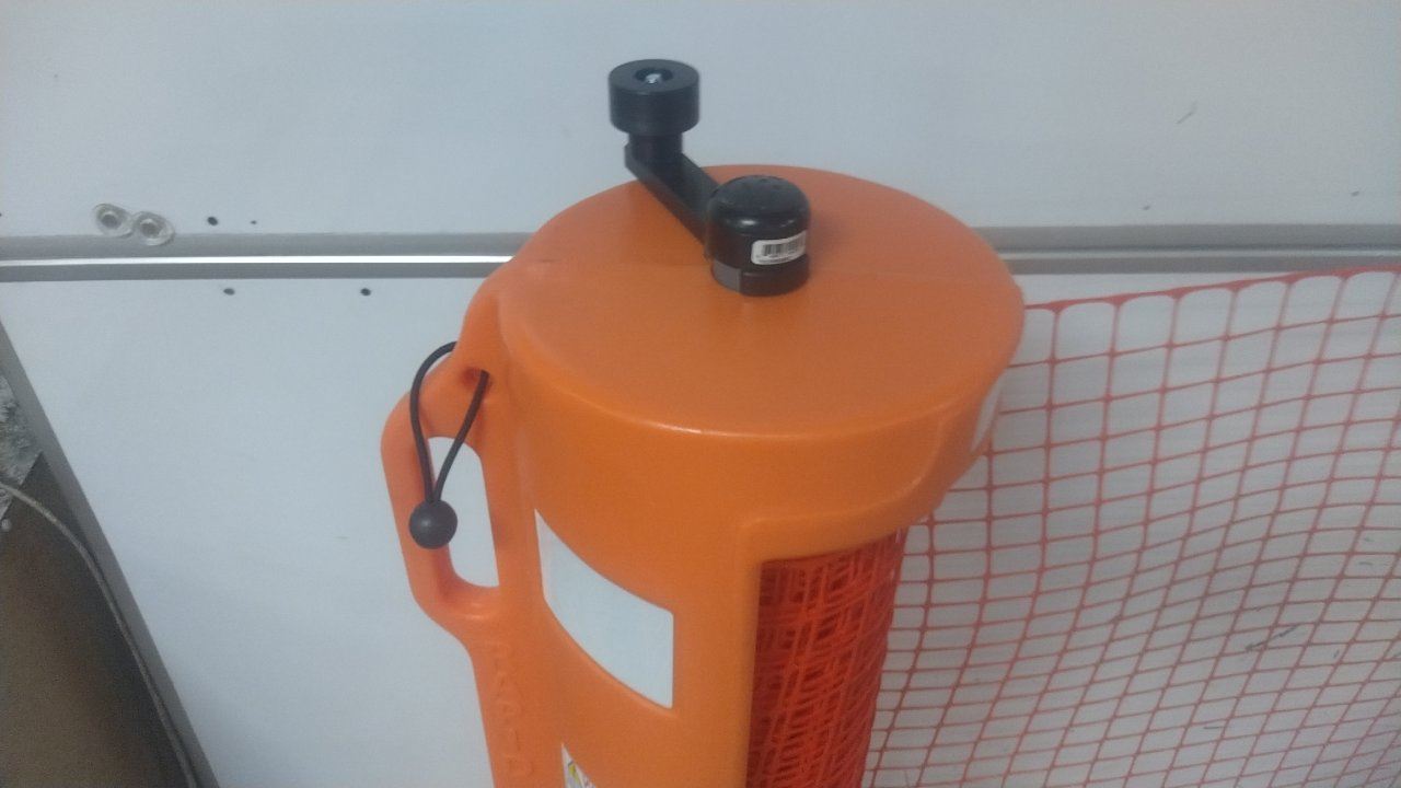 Rapid Roll 70-7000 50 Ft Length Outdoor Portable Barrier System (C)-21771046 - Image 4