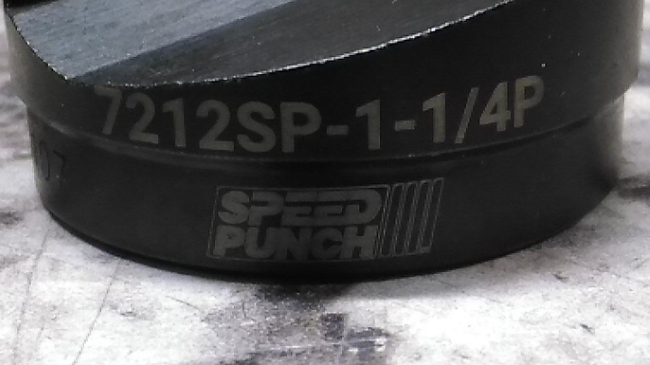 Greenlee 7212SP-1-1/4P 1-45/64 In Nominal Hole Size Knockout Punch (C)-32319943 - Image 2