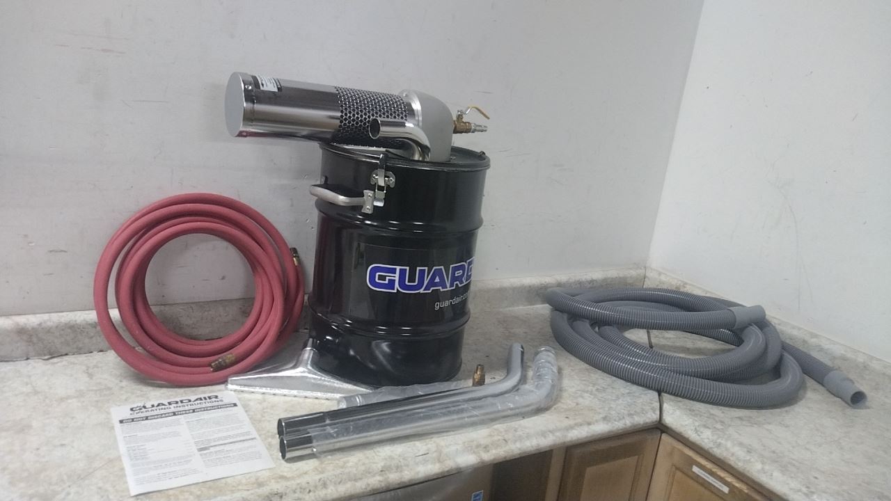Guardair N101SC 10 Gal Tank Size 61 CFM Pneumatic Drum Vacuum (C)-12012779