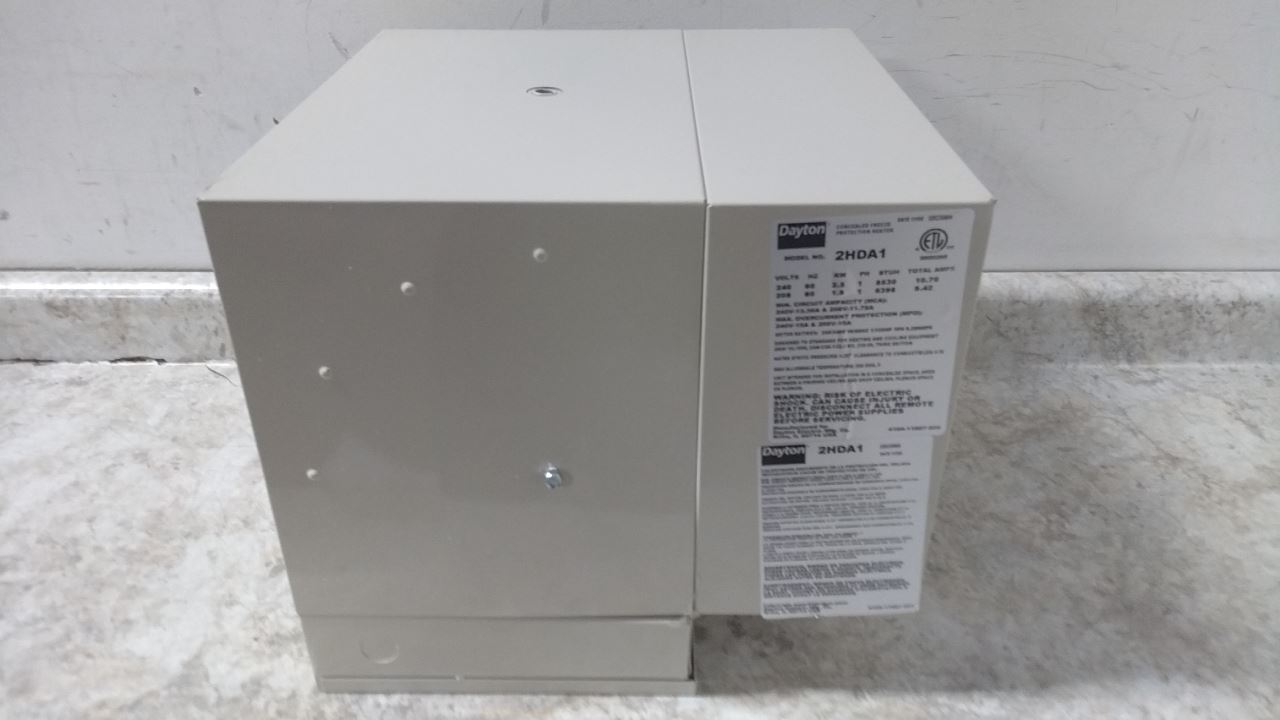 Dayton 2HDA1 208/240VAC 6,398/8,530 BtuH 150/130 CFM Electric Plenum Heater (C)-16807717 - Image 3