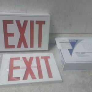 Lithonia Lighting LXNY W 3 R 120/277VAC LED Exit Sign (BW)-10137646