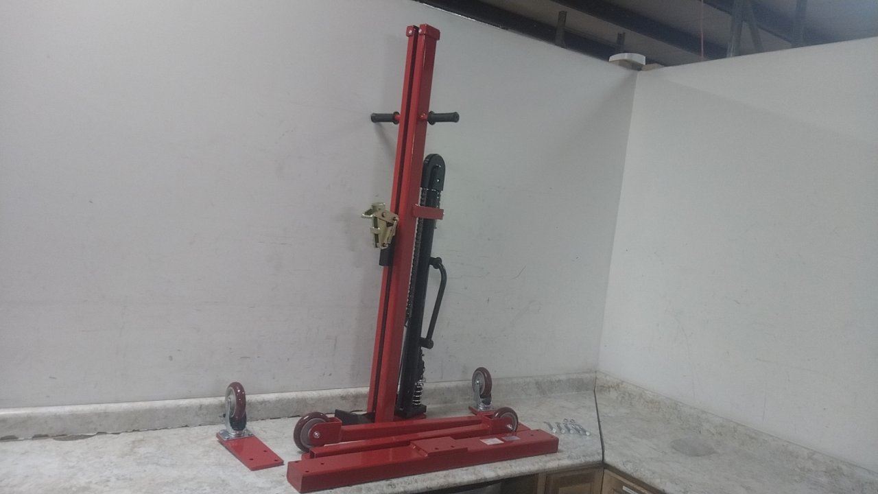 Dayton 801N73 55 Gal Drum Capacity 660 Lb Weight Capacity Red Drum Truck (C)-53584682