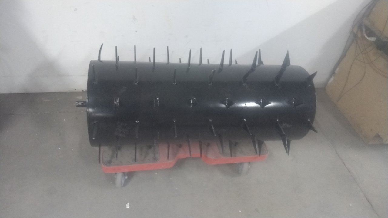 Yard Tuff YARD-SE-40 44 In Drum Steel Spike Lawn Aerator Roller (C)-64316296