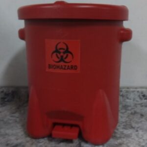 Eagle 947BIO 14 Gal Capacity 18 In Can Diameter Red Biohazard Waste Can (BW)-16987078