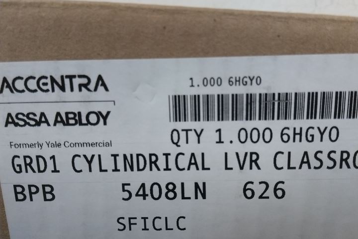 Yale B-PB5408LN x 626 2-3/4 In Backset Door Lockset (C)-21933083 - Image 2