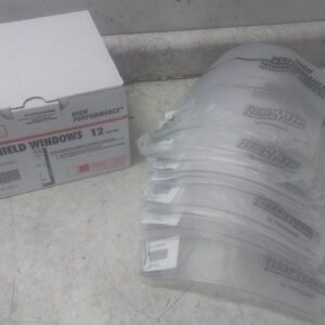 Fiber-Metal 4118CL 12 Pk 11-1/4 In W Clear Replacement Face Shield Visor (AW)-41103807