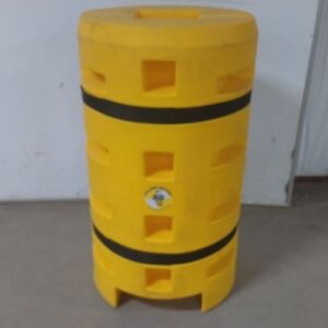 Sentry CS2442-10S 42 In Overall Height LLDPE Yellow Column Protector-78624109