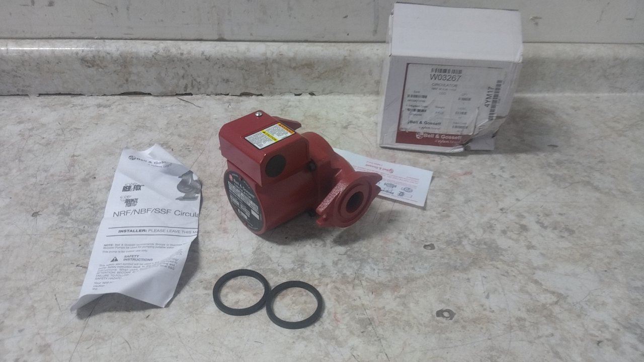 Bell & Gossett 103267 1/40 HP 2800 Max RPM 115VAC Hydronic Circulating Pump (C)-10455549