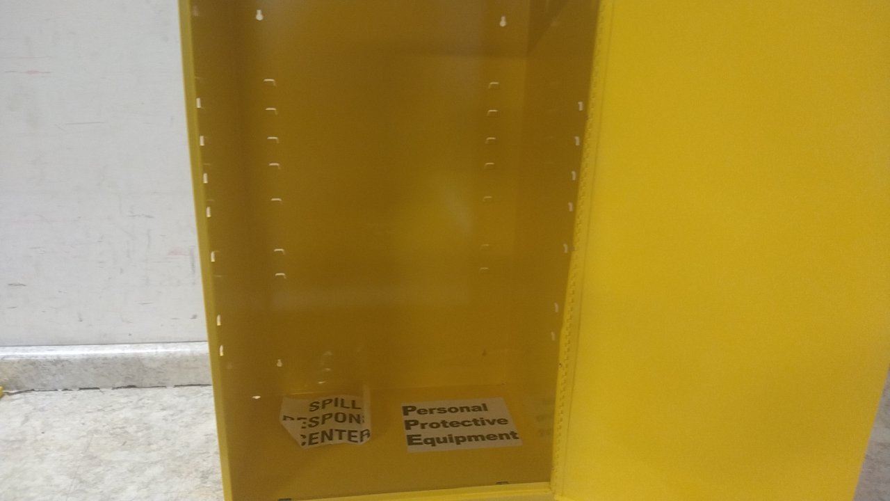 Brady SPC Absorbents SC-CABINET 32-3/4 In H Yellow Spill Control Cabinet (C)-36412048 - Image 9