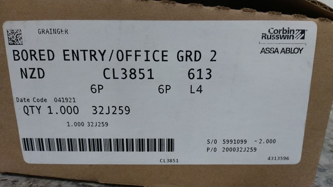 Corbin CL3851 NZD 10B 2-3/4 In Backset Oil Rubbed Bronze Mechanical Lever (C)-46178084 - Image 10