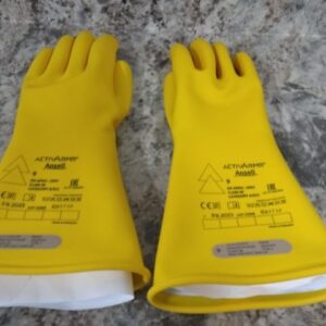 Activarmr CLASS 00 Y 14 Size 9 Yellow Electrical Insulating Gloves (BW)-11360802
