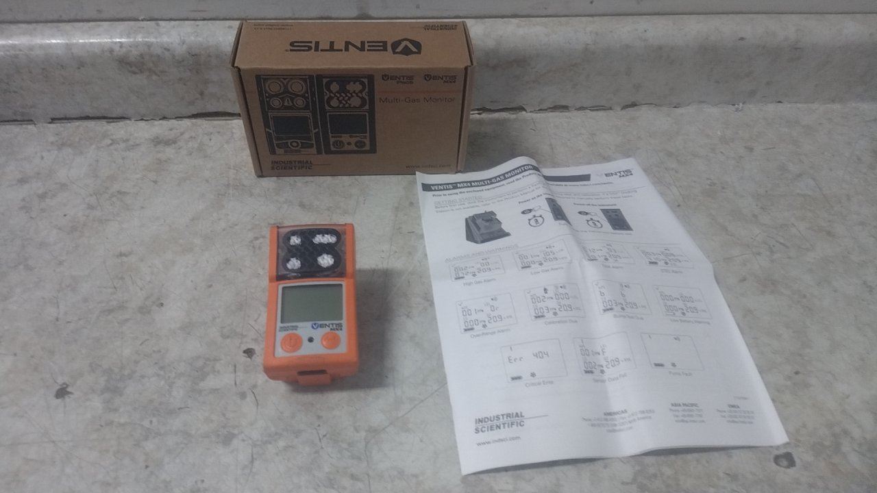 Industrial Scientific VTS-K0033001101 LCD with Backlight Multi-Gas Detector (C)-13068597