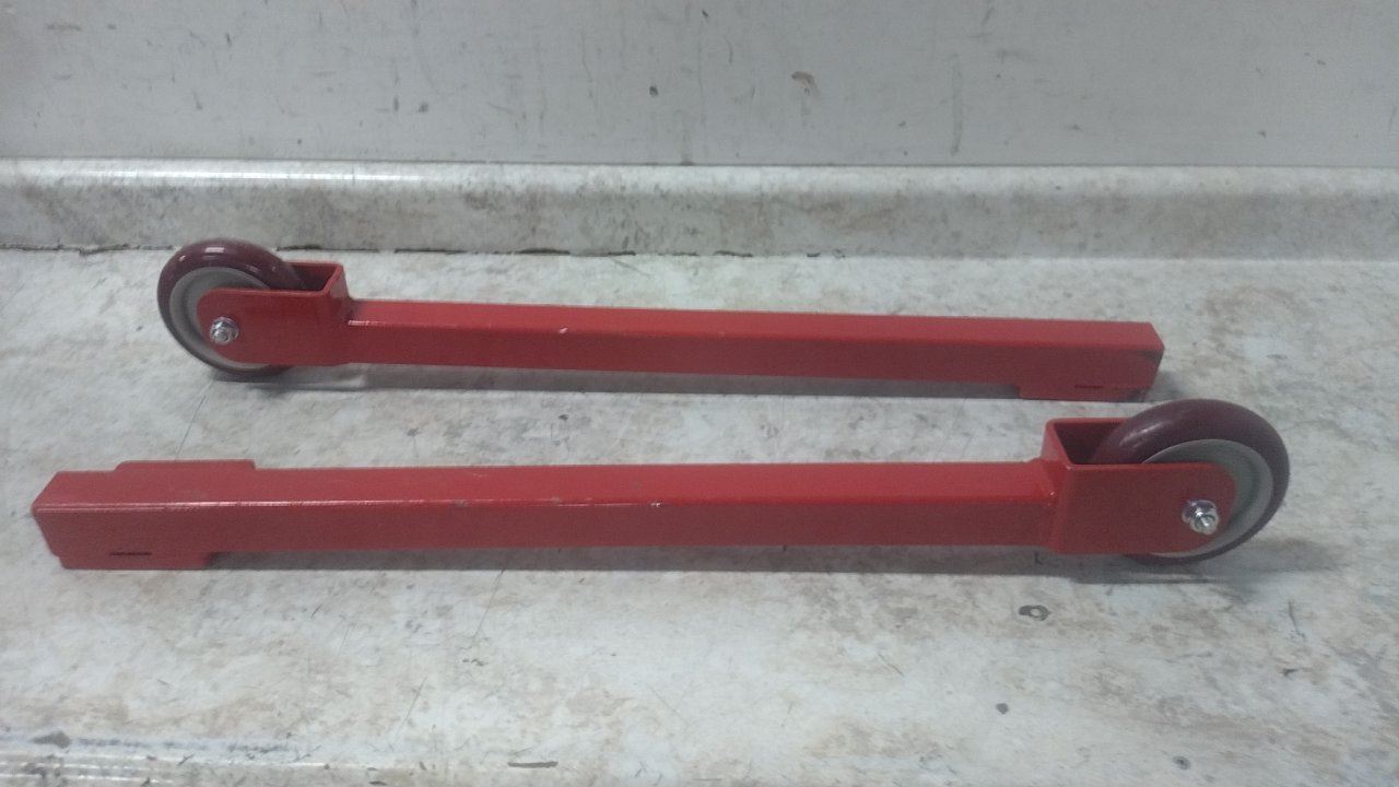 Dayton 801N73 55 Gal Drum Capacity 660 Lb Weight Capacity Red Drum Truck (C)-53584682 - Image 10