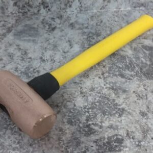American Hammer AM4CUFG 4 Lb Head Weight 1-1/2 In Face Diameter Copper Mallet-99605132