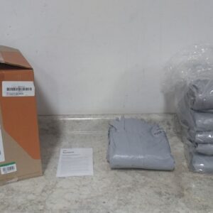 Dupont TF169TGYXL0006TV 6 Pk Size XL Gray Hooded Coverall w/Socks-65558115