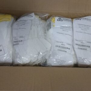 Cordova Safety Products 3417S 144 Pair Size S/Size 7 White Polyester Knit Gloves-43857347