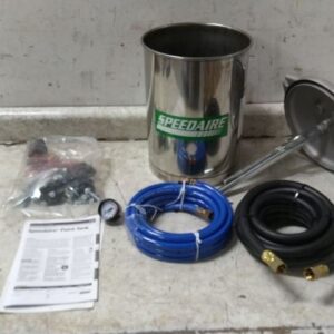 Speedaire 6Z899 2.5 Gal Capacity 50 Max PSI Stainless Steel Paint Tank-33592594