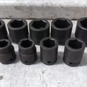 Proto J76109 9 Pc 1 In Drive Size 1 to 2 In Socket Size Range Impact Socket Set-60967444