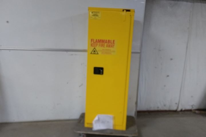 Durham Mfg 1022S-50 22 Gal Storage Cap Yellow Flammable Safety Storage Cabinet-69330507