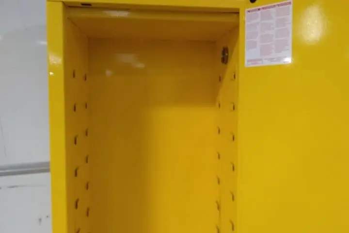 Durham Mfg 1022S-50 22 Gal Storage Cap Yellow Flammable Safety Storage Cabinet-69330507 - Image 4